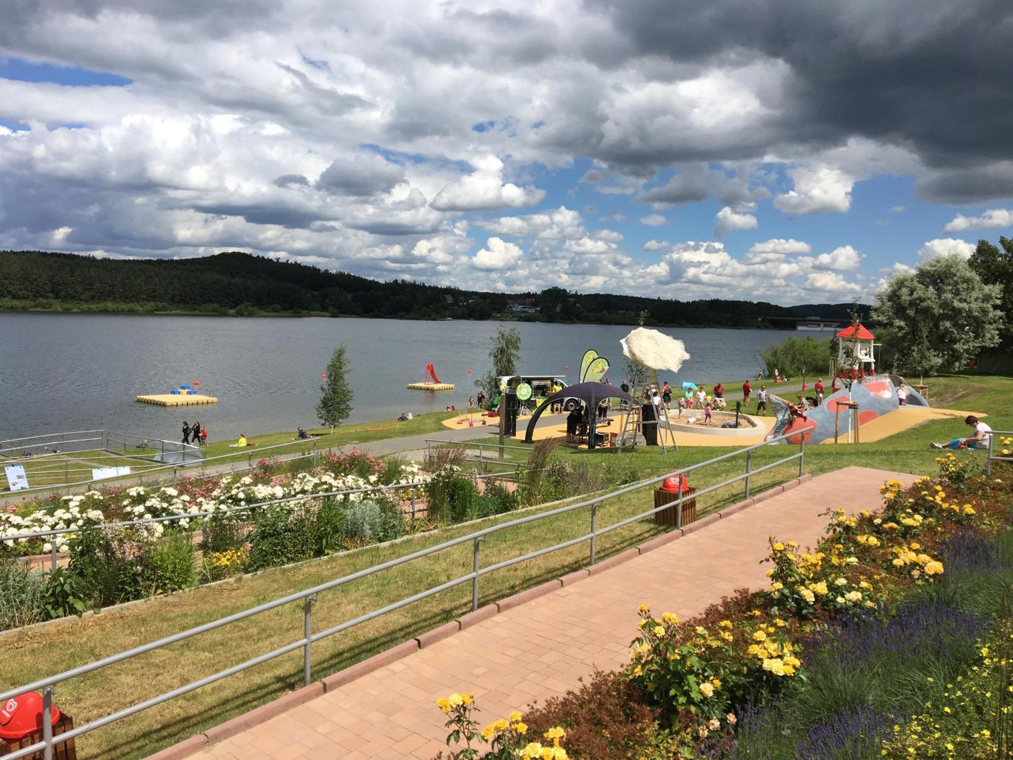 Ferienhaus Zeulenrodaer Meer Bagian luar foto